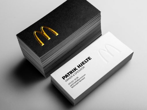 Graphic Design: <br>Business cards